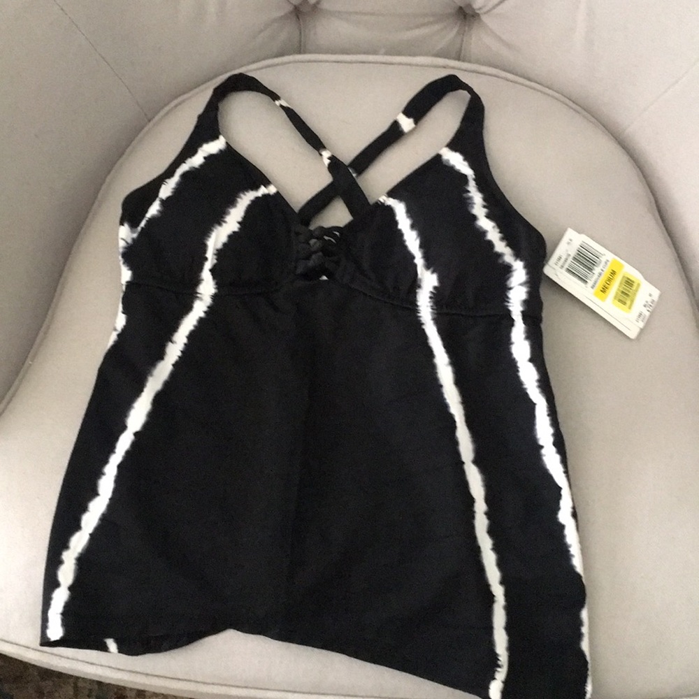 Swim halter type top